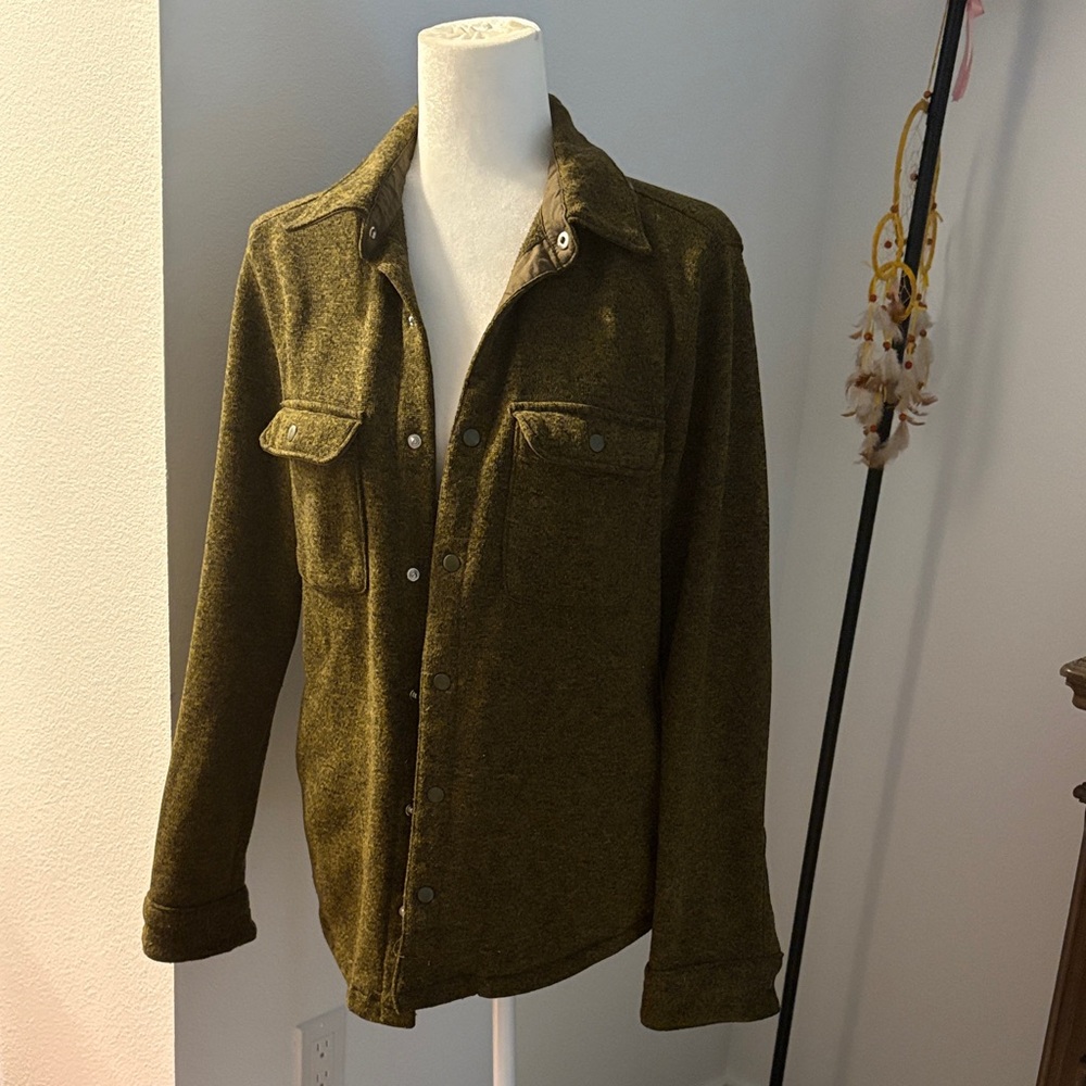 Goodfellow & Co Men's Moss Green Shirt Jacket